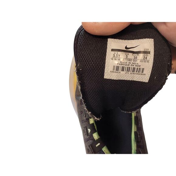 mens nike air max axis rf low sunset no laces size 5.5 - Picture 1 of 5